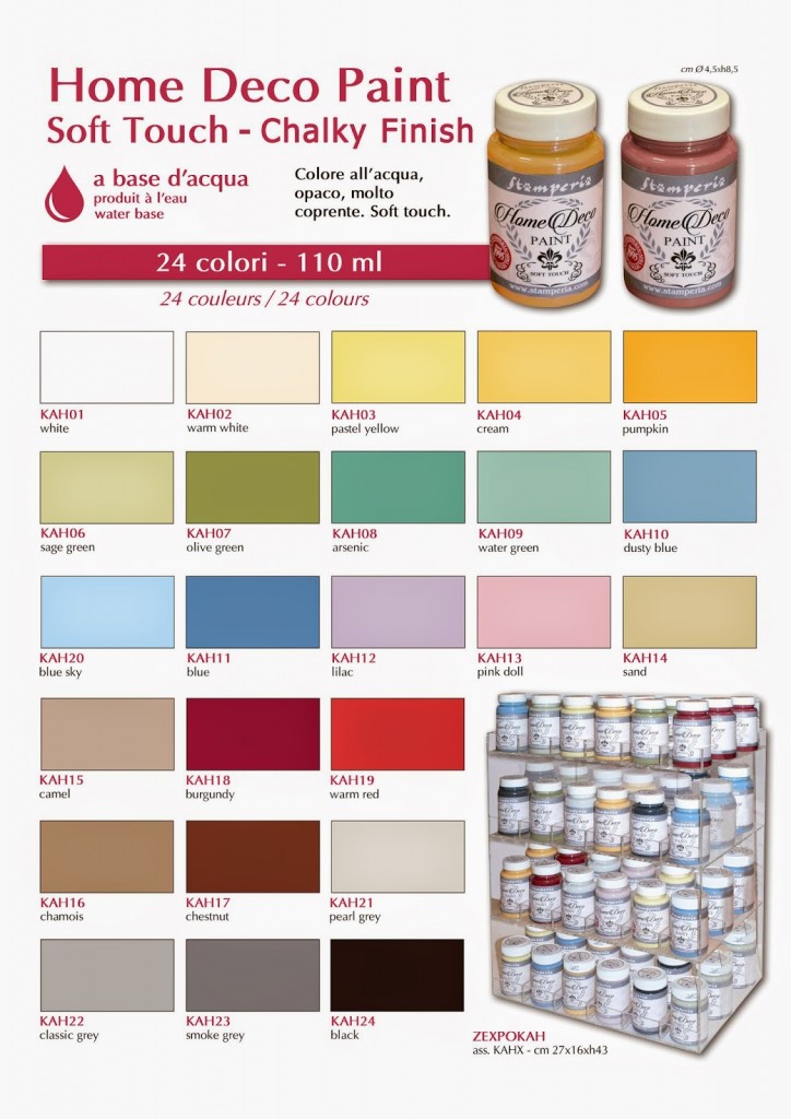 1 PINTURA CHALKY Home Deco Paint 110 ml